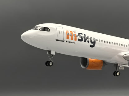 47CM 1:95 HiSky Europe AIRBUS A321NEO Airplane Landing Gear Resin Aircraft Model