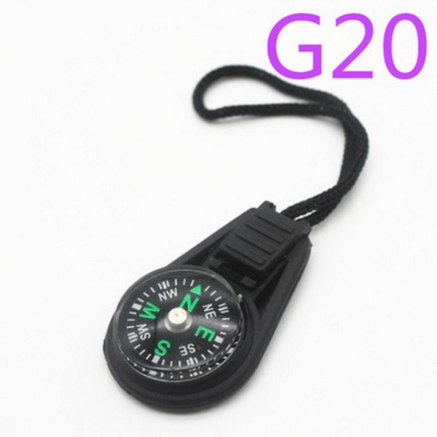 1000pcs New Pull Mini Compass Backpack Bag Strap Charm Outdoor Sport Hiking Tool