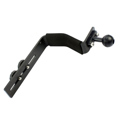 Aluminum Alloy Z-Type Single Handle Ball Extension Diving Bracket For SLR Camera
