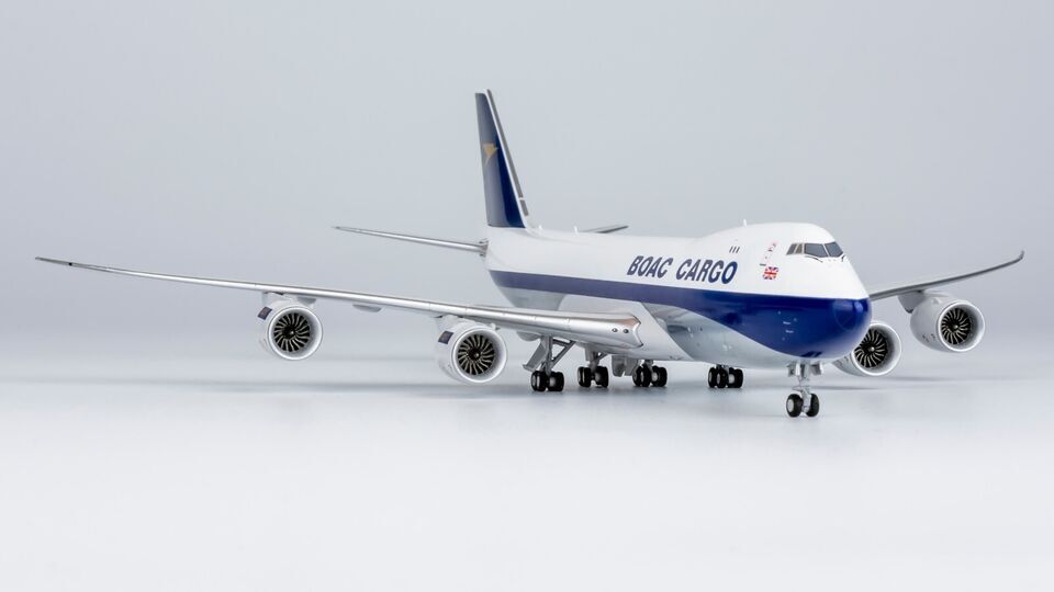1:400 NG Model BOAC BOEING 747-8F Passenger Airplane Diecast Aircraft Model
