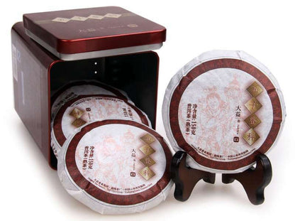TAETEA Wu Zi Deng Ke Menghai Dayi Ripe Pu-erh Tea Shu Puer Pu'er Tea 150g