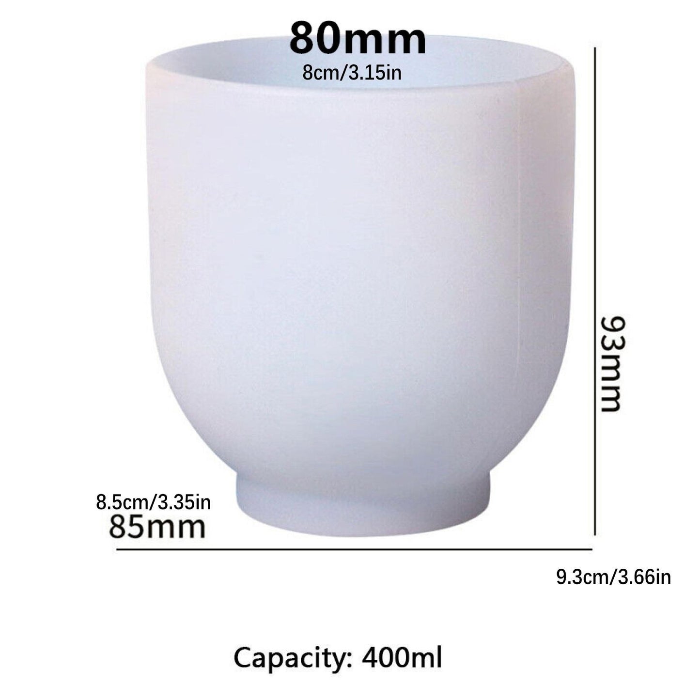 80mm Dome Column Silicone Mold DIY Resin Craft Mould Casting Epoxy Ornament Toy