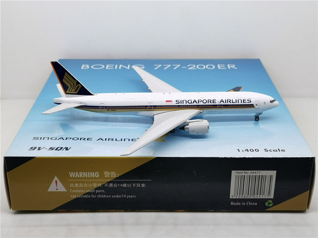 1:400 Phoenix SINGAPORE AIRLINES B777-200ER Airplane Diecast Aircraft Model