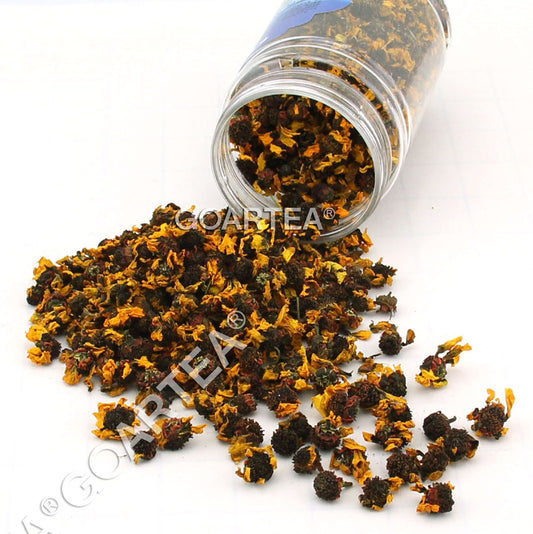 GOARTEA 50g Premium Snow Chrysanthemum Flower Tea Dried Wild Herbal Tea Bottled-