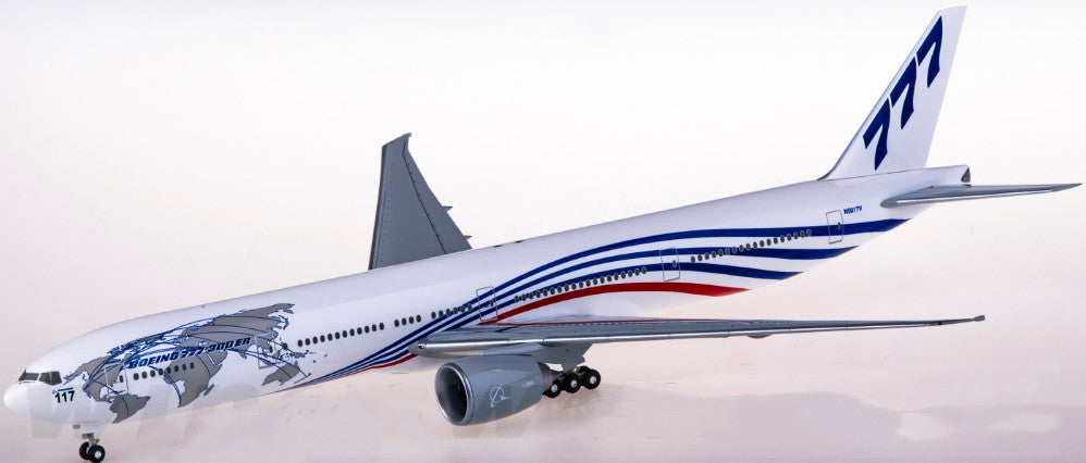 1:200 37CM Hogan World Tour BOEING 777-300ER Airplane ABS Plastic Aircraft Model