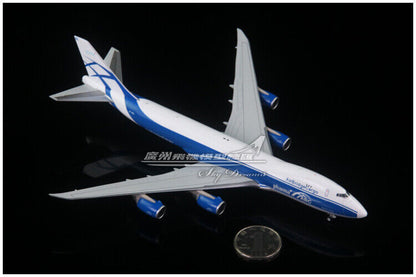 1:400 JC Wings AirBridgeCargo BOEING 747-8F Aircraft Diecast Airplane Model