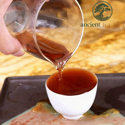 200g Ripe Tea Iceland Ancient Tree Large Leaf Yunnan Pu Erh Tea Cake