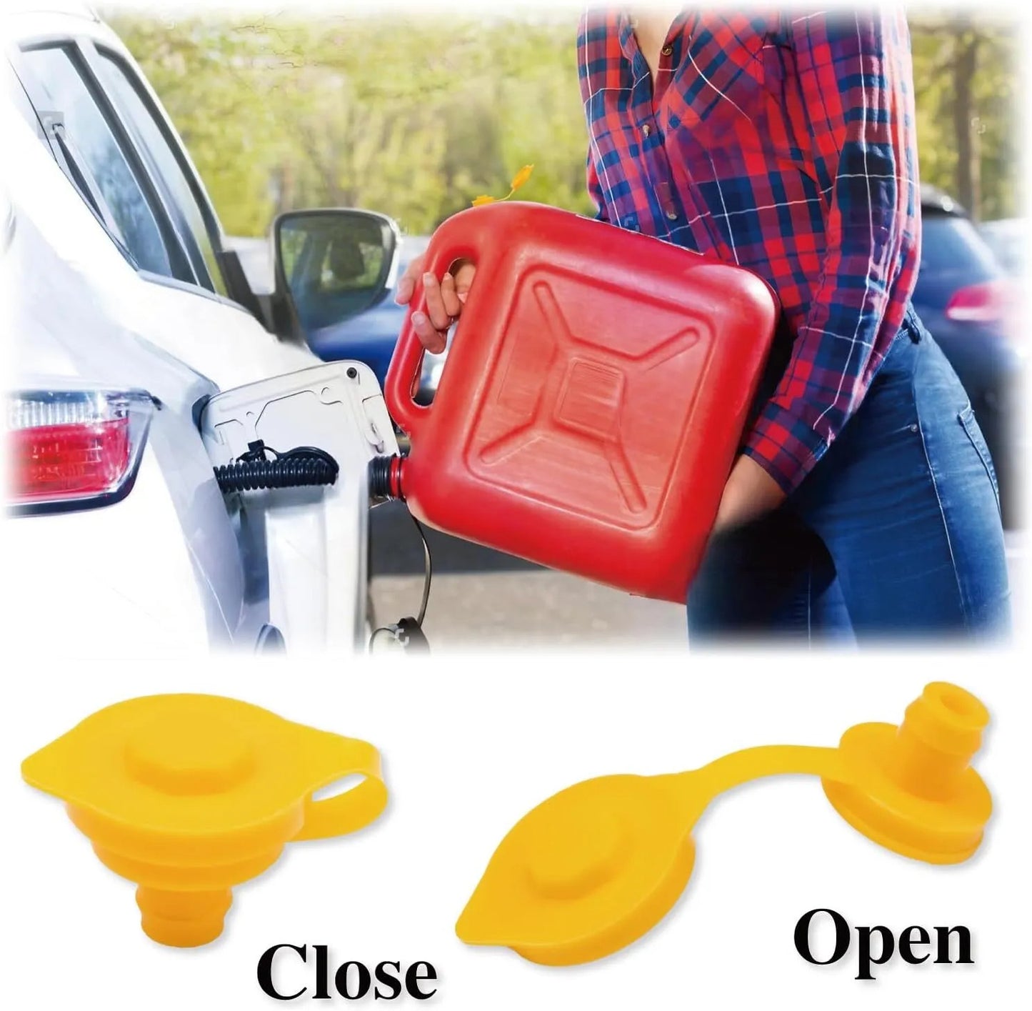 5Pcs Yellow Fuel Gas Can Jug Vent Cap Blitz Wedco Scepter Essence Midwest Eagle