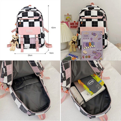 Cute Large Backpack Waterproof Nylon Schoolbag Laptop Traveling Bags 42*29*14 CM