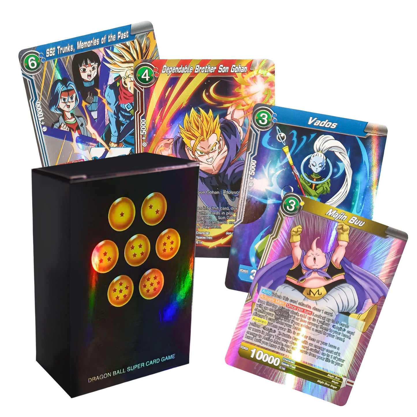50 Fire Shadow Ghosts Kill Dragon Ball Pirates Game Collection Cards Battle--