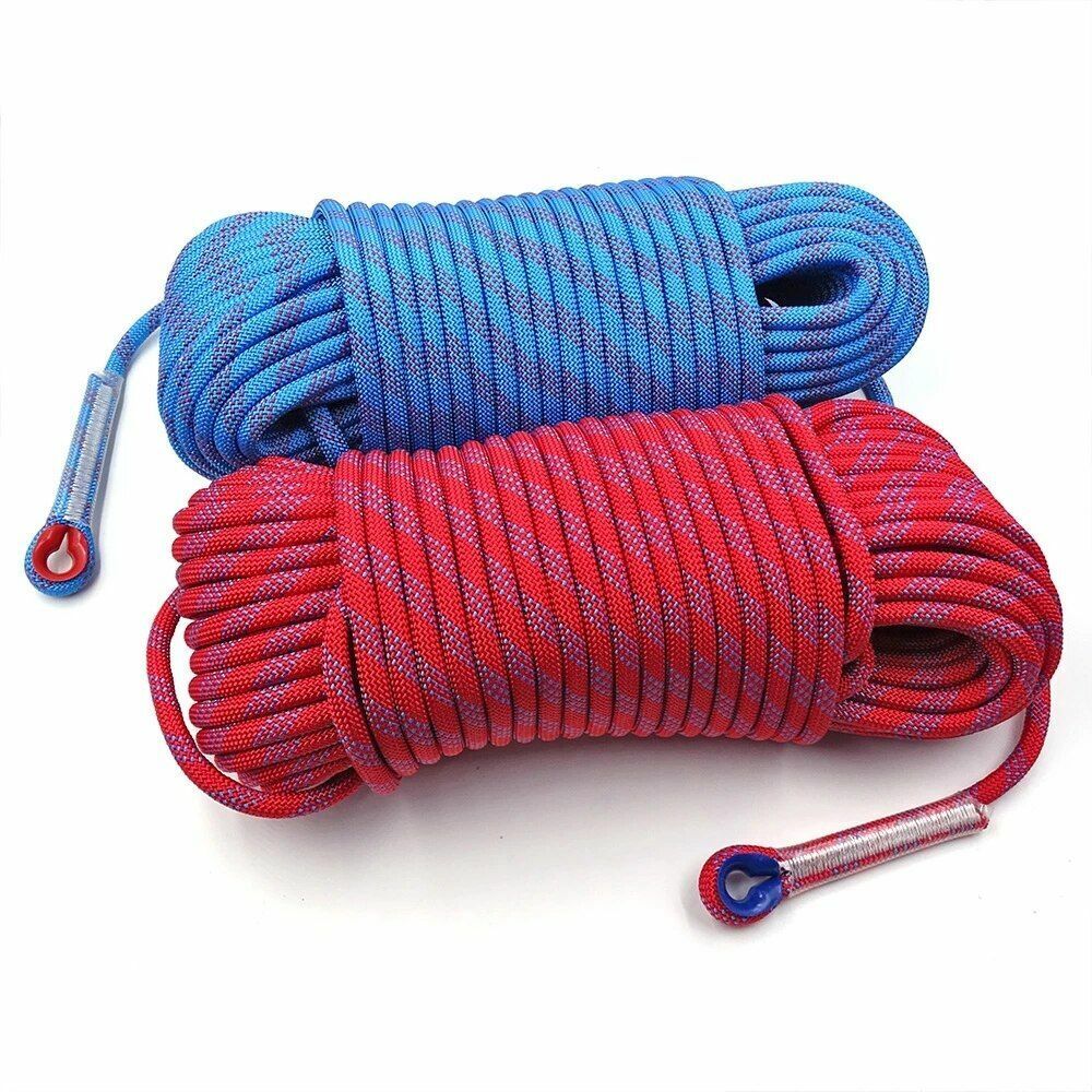 Static Climbing Ropes 8mm Outdoor Survival Safety Cord Camping Equipment 10-30 m