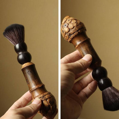 Natural Bamboo Tea Brush|Tea Accessories|Pot Brush|Tea Pet Brush