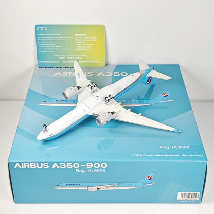 1:400 NG Model KOREAN AIR AIRBUS A350-900 Passenger Airplane Plane Diecast Model