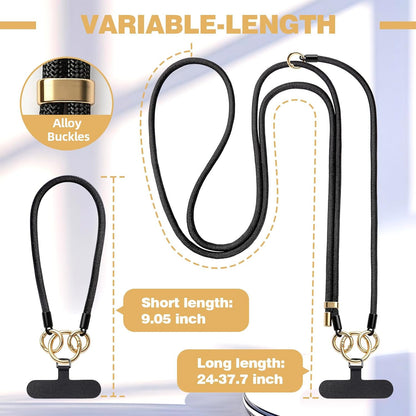 Adjustable Phone Lanyard,Universal Wrist Strap for Cellphone Case,Anti-Theft Wom