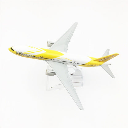 1:400 16cm Singapore B777 Plane Model Alloy Aircraft Diecast Airplane Ornaments