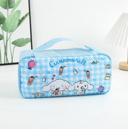 Cartoon Portable Women's Underwear Storage Bag Travel Cosmetics Storage