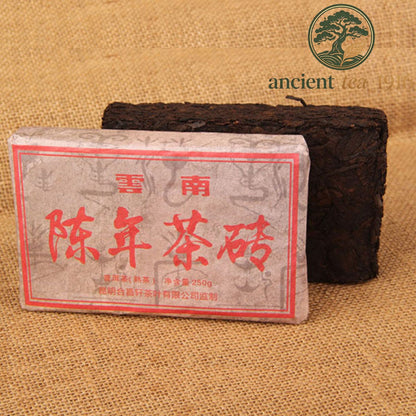 Yunnan Ripe Pu Erh Tea Brick 250g Old Cooked Pu-erh