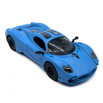 1/36 Pagani Utopia 2024 Model Car Diecast Toy Cars Toys for Boys Kids Gifts Blue