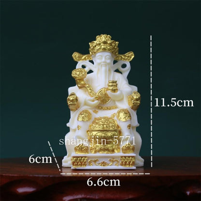 11.5cm Tugua Bodhi Carving Buddha Statue Decoration Home Use Collectible