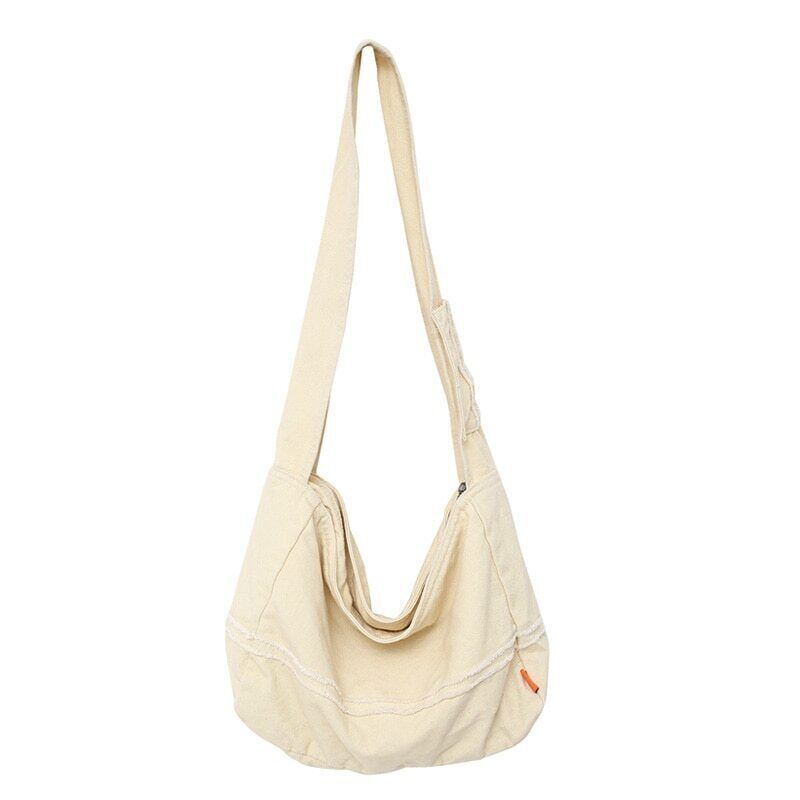 Ladies Bag Unisex Canvas Student Shoulder Bag Handbag Women Shopping Bag