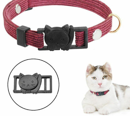 Cat Head Plastic Side Release Buckle Clips Outdoor Backpack Pet Collar 12pcs