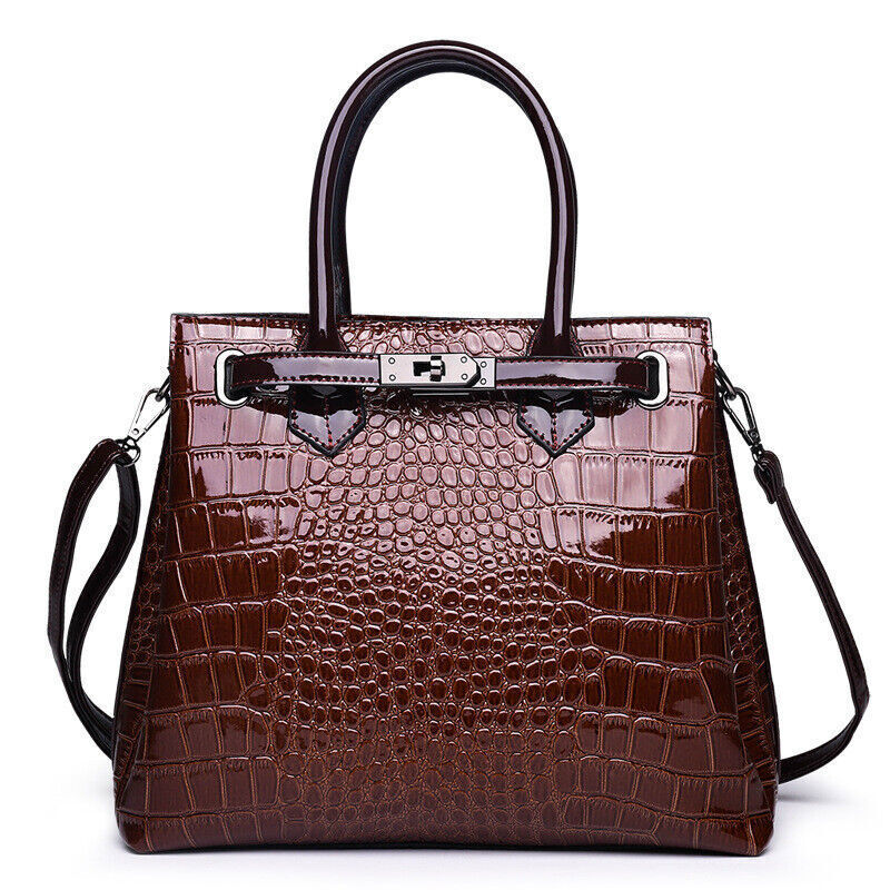 New Women's Shoulder Bag Handbag Multifunctional Crocodile Pattern Crossbody Bag