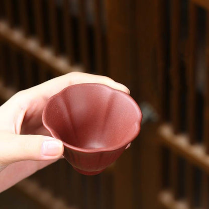 5pc/lot Real Yixing Zisha Purple Clay Tea Cup Master Cup Chinese Kungfu Cup 60ml