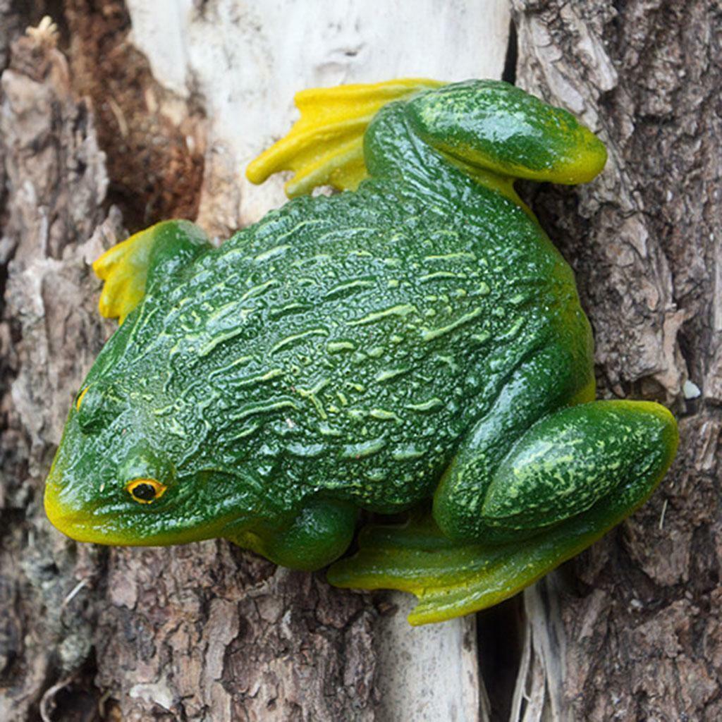 Mini Frog Sculpture Statue Lawn Ornament for Home Garden Decor DIY Accessory