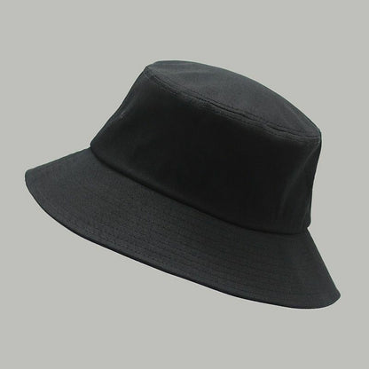 Sun Hats Man Women Blank Fisherman Pure Cotton Cap Plus Size Bucket Flat Adult