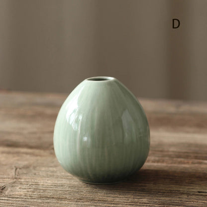 Simple Ceramic Vase Decoration, Table Decoration, Hydroponic Plant Small Vase