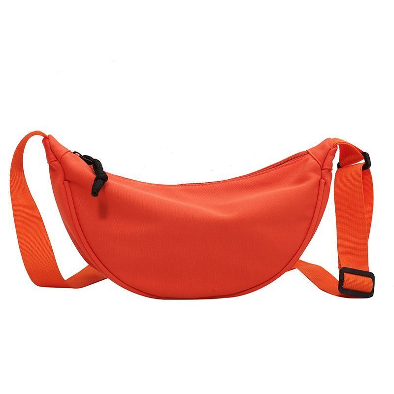 Crossbody Canvas Sling Bag Hobos Chest Students Shoulder Bag Adjustable Straps