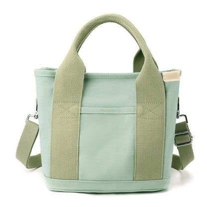 Women Canvas Tote Bag Large Capacity Handbags & Shoulder Bags Crossbody Zip
