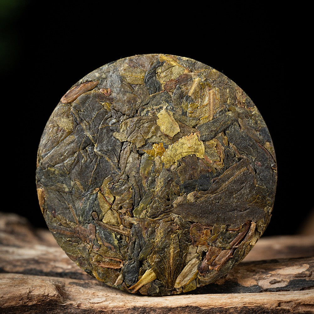 500g Spring Tea Ancient Tree Golden Cake Tea Pu'er Tea Raw Tea Small Tea Cake