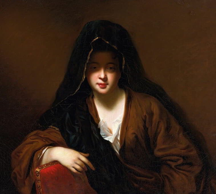high quality oil painting handpainted on canvas "Veiled Woman"