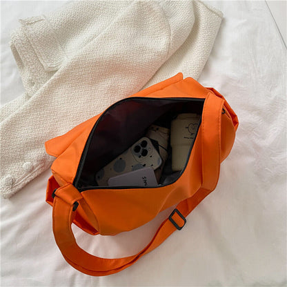 Large Capacity Totes Bag Crossbody Bag Oxford Cloth Top-Handle Handbag Casual