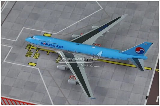 1:400 JC Wings KOREAN AIR BOEING 747-400 Passenger Airplane Diecast Plane Model