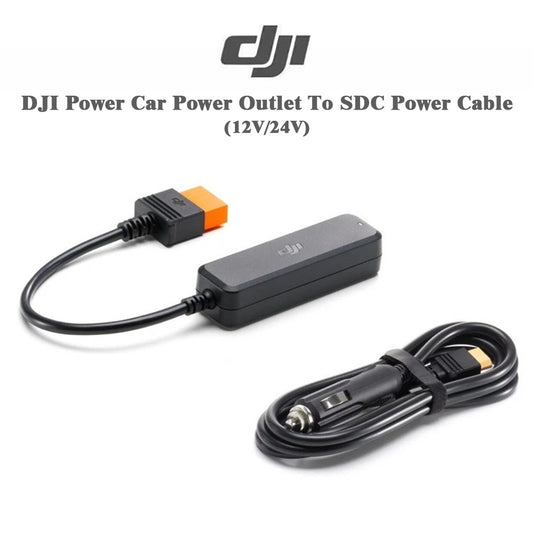 DJI Power Car Power Outlet to SDC Power Cable (12V/24V) For Power 2000/1000/500
