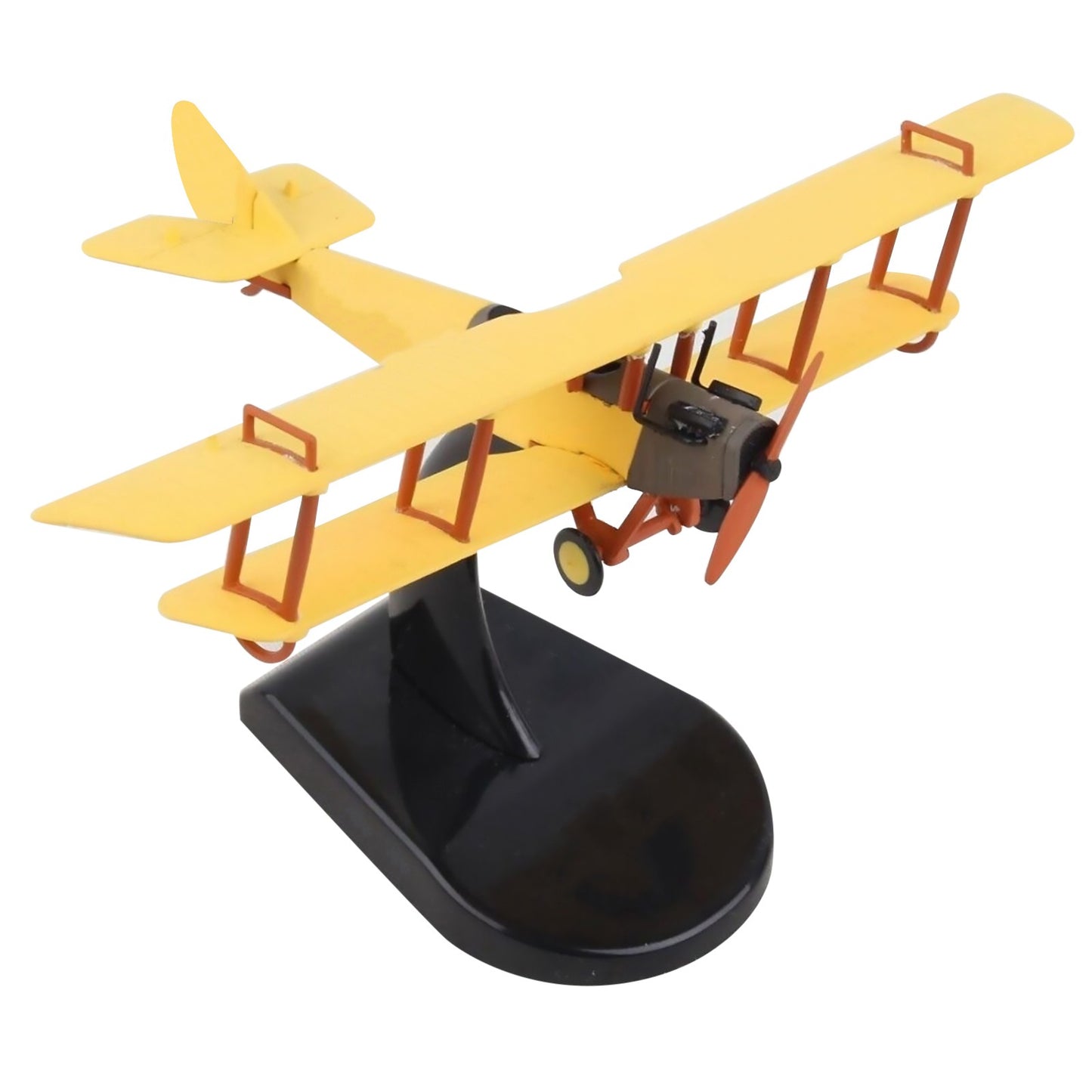 1/100 Scale Diecast Alloy WWI USA For Curtiss JN-4 Jenny Aircraft Model