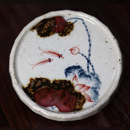 Jingdezhen Ceramic Hand-painted Cup Mat Tea Set Accessories Tea Tray Mat