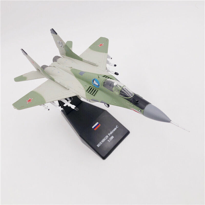 1:100 WLTK MIG29 Fulcrum-C Fighter Airplane Diecast Military Aircraft Model