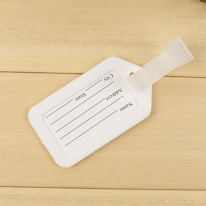 Luggage Tag Plastic Baggage Tags Women Men Boarding Shipping Suitcase ID Address