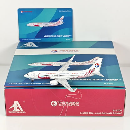 1:400 AeroPolaris China Eastern Boeing 737-800 B-5701 Airplane Diecast Model