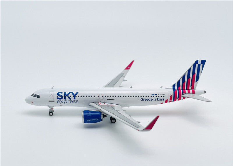 Phoenix SKY express AIRBUS A320neo SX-IOG Greece bliss 1/400 DIECAST Plane Model