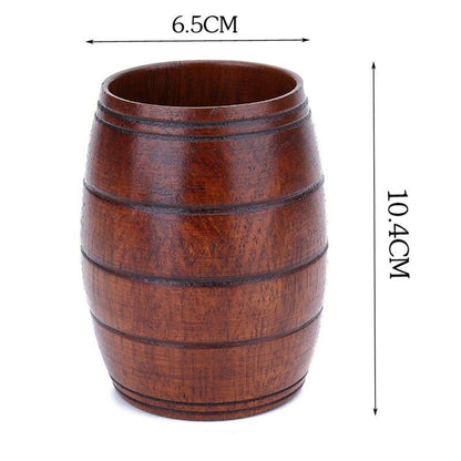 Wooden Handmade Cup Tea set Beer Coffee Juice Tea Cup Natural Wood Drinkware