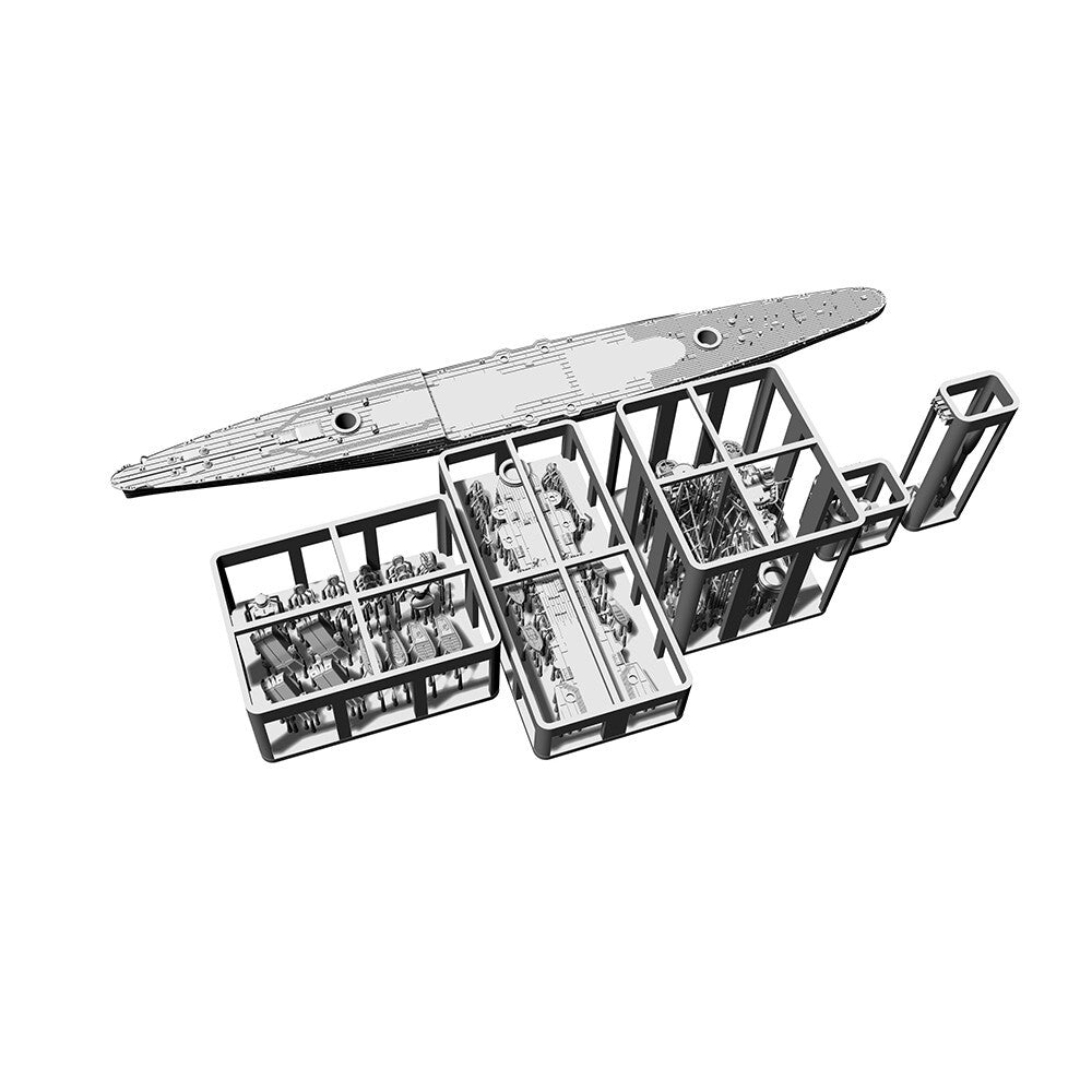 SSMODEL SS1250543 1/1250 Military Model Kit Italy Zara-class Heavy Cruiser Pola