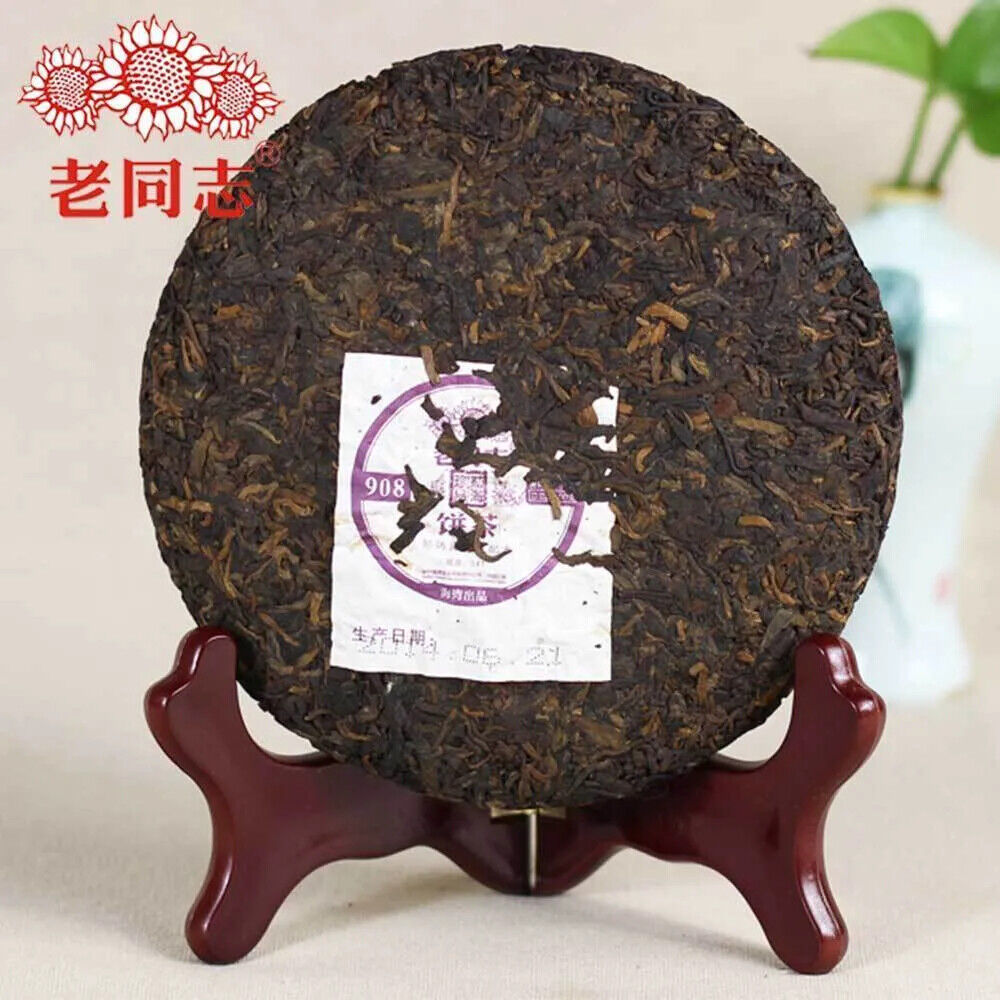 2014 Yr Haiwan Old Comrade Ripe Puer Tea Laotongzhi 908 Batch 141 Shu Pu Er 200g