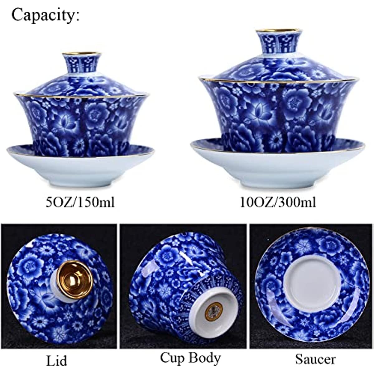 Chinese Traditional Teaware Handmade Enamel Painted Porcelain Tea Cup