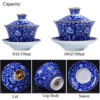 Chinese Traditional Teaware Handmade Enamel Painted Porcelain Tea Cup