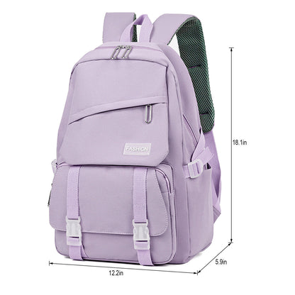 18.5" Large Girl School Backpack Bookbag Waterproof Laptop Travel Bag Rucksack