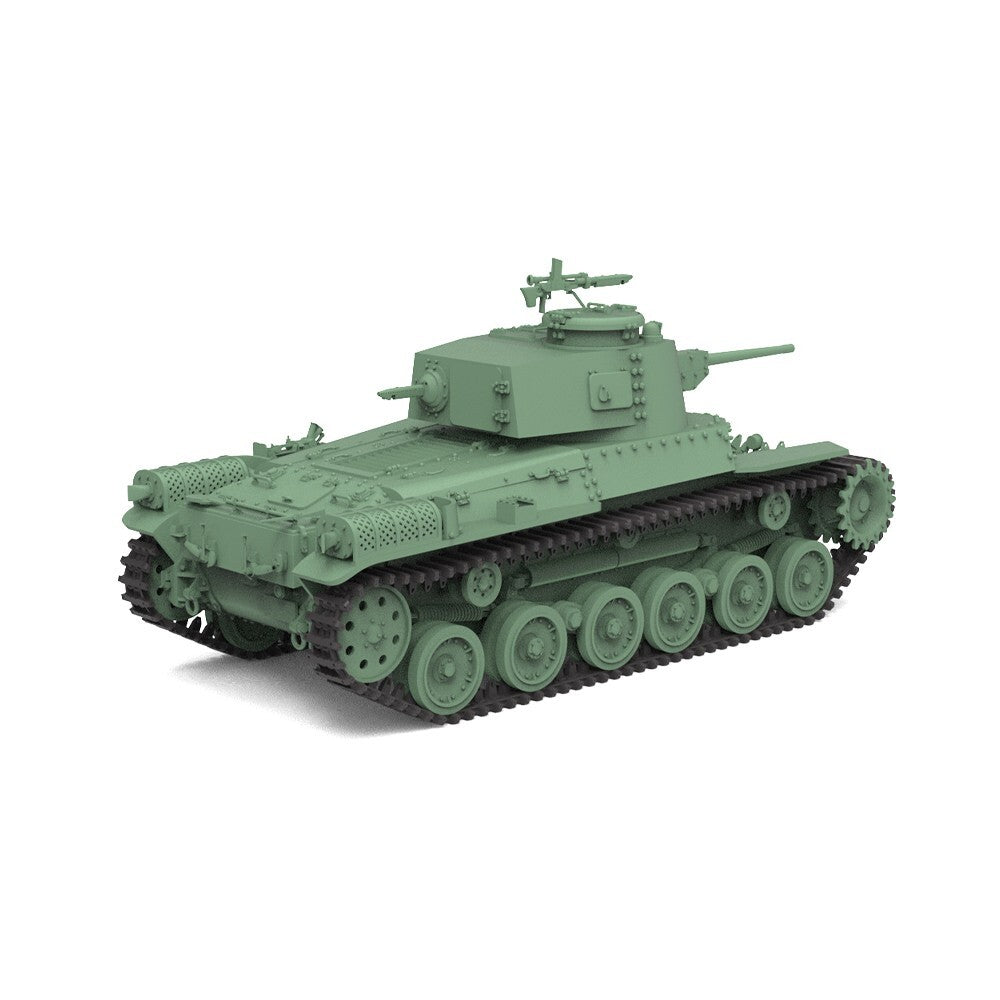 SSMODEL SS56824 1/56 Military Model Kit Japan Type 97 "Chi-Ha Kai" Medium Tank